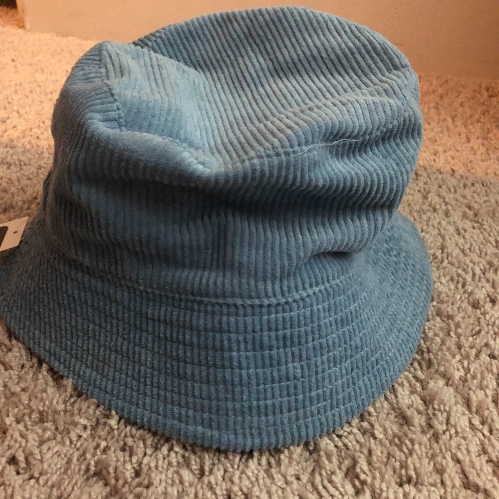 Urban Outfitters Bucket Hat Corduroy Blue